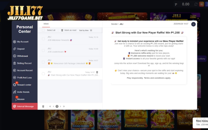 Online live casino games tips for real wins 10 Gifts for new players at Jili77
