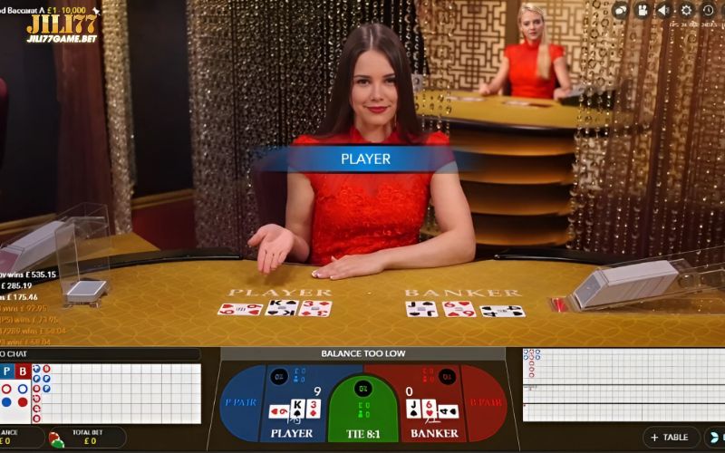 Jili77 Live Speed Baccarat 7 place-your-main-and-side-bets