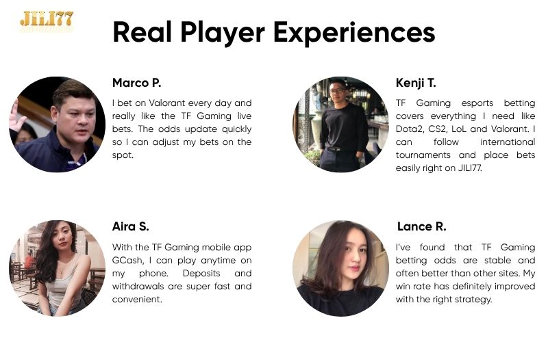 TF E-Sports Betting at JILI77 with Live Odds and GCash 10 players-say-about-tf-e-sport-betting