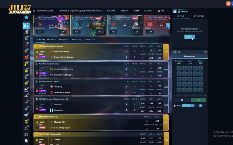 TF E-Sports Betting at JILI77 with Live Odds and GCash 4 tf-gaming-interface