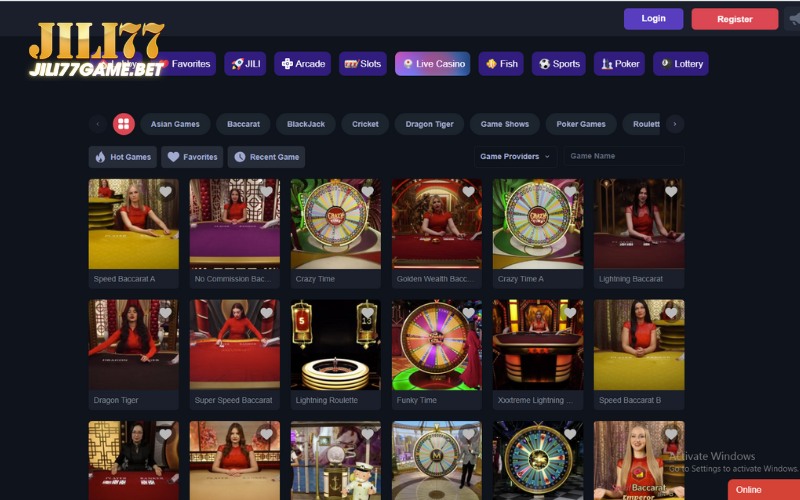 Best Online Live Casino Games That Are Easy to Win and Pay Big 9 The online casino interface on Jili77 platform