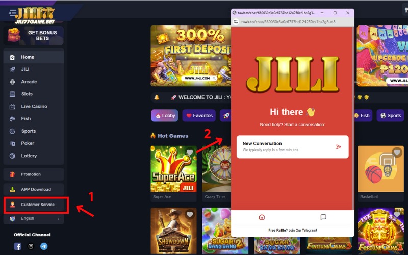 Withdrawal guide 8 customer-service-jili77