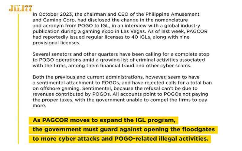 Philippines Online Gambling: Laws, Platforms, and Market Trends in 2025 2 transition-from-pogo-to-igl