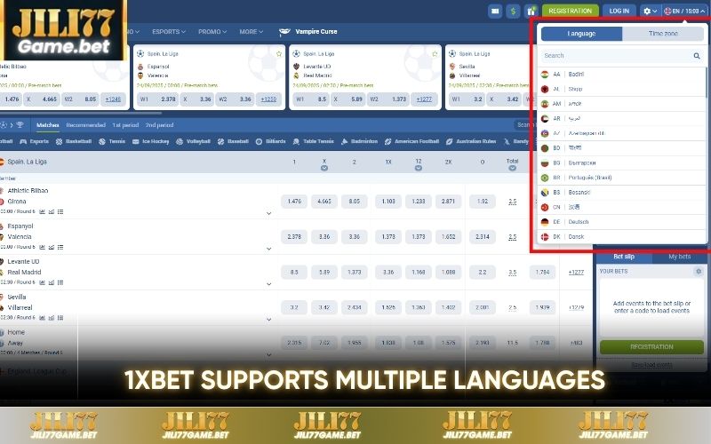 1xBet Online Sports Betting Review – Odds, Bonuses & Secure Play 5 1xBet Supports Multiple Languages for Players
