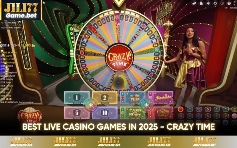 Top Best Live Casino Games in 2025 You Shouldn’t Miss 6 Best Live Casino Games in 2025 - Crazy Time